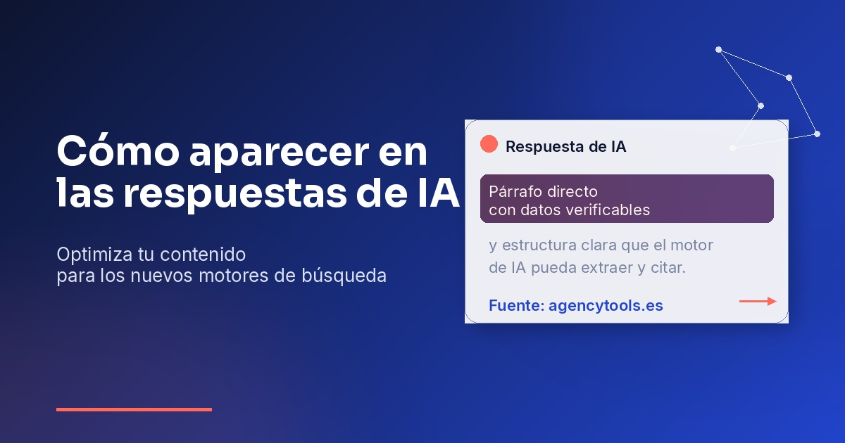 Esquema de cómo un motor de IA cita un pasaje de una web optimizada con AEO y GEO